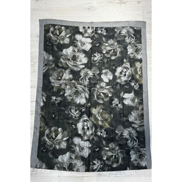 Dijital Bambu Pamuklu Şal 019GR